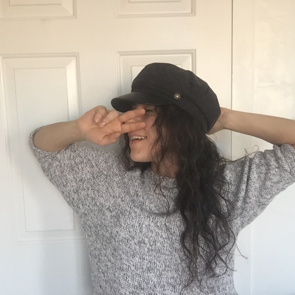 ❗️Two Left❗️NWT Black Sailor Hat - Picture 3 of 5